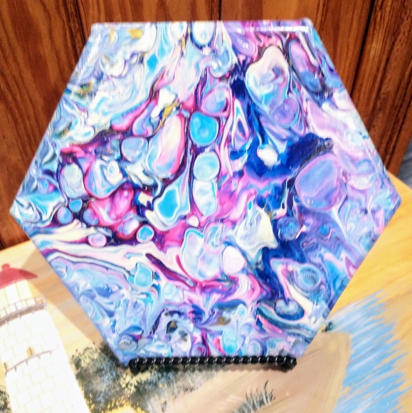 pashionpaint Other - 🎨 Hexagon paint pour artwork 🎨